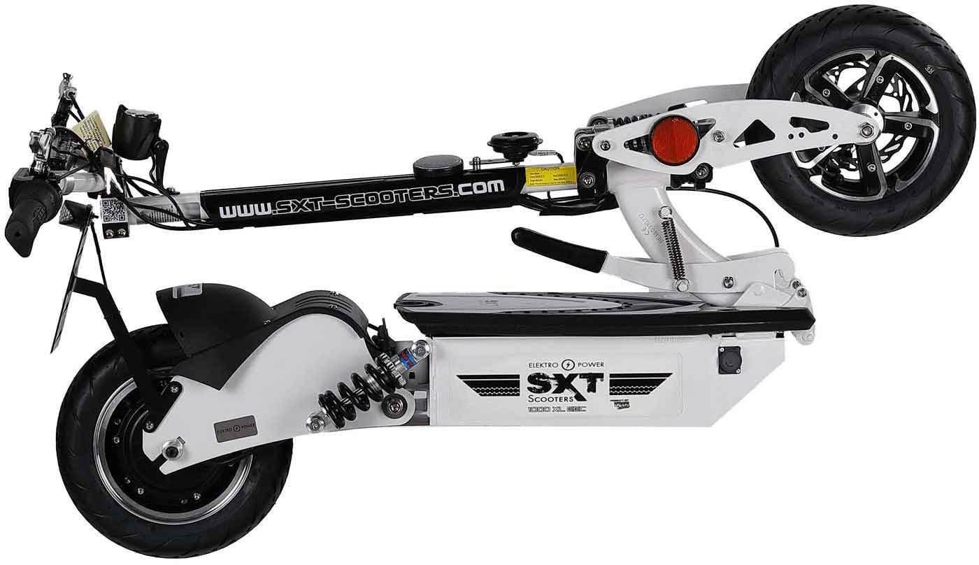 SXT Scooters ESC1000XLEEC V2 E-Scooter Weiß Blei-Gel 48V 12Ah Straßenzulassung: Deutschland