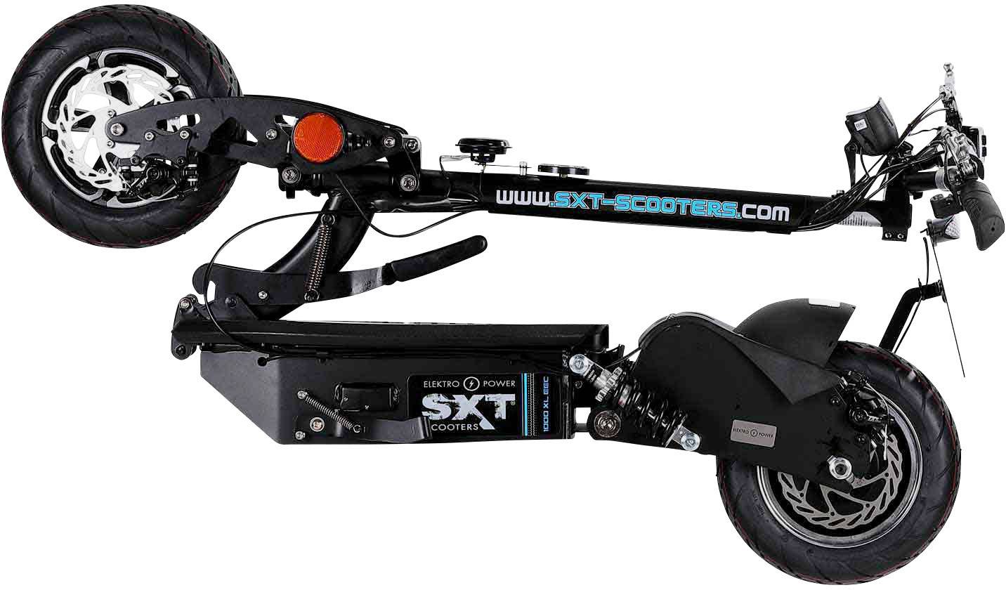 SXT Scooters SXT 1000XLEEC V2 E-Scooter Schwarz Blei-Gel 48V 12Ah Straßenzulassung: Deutschland