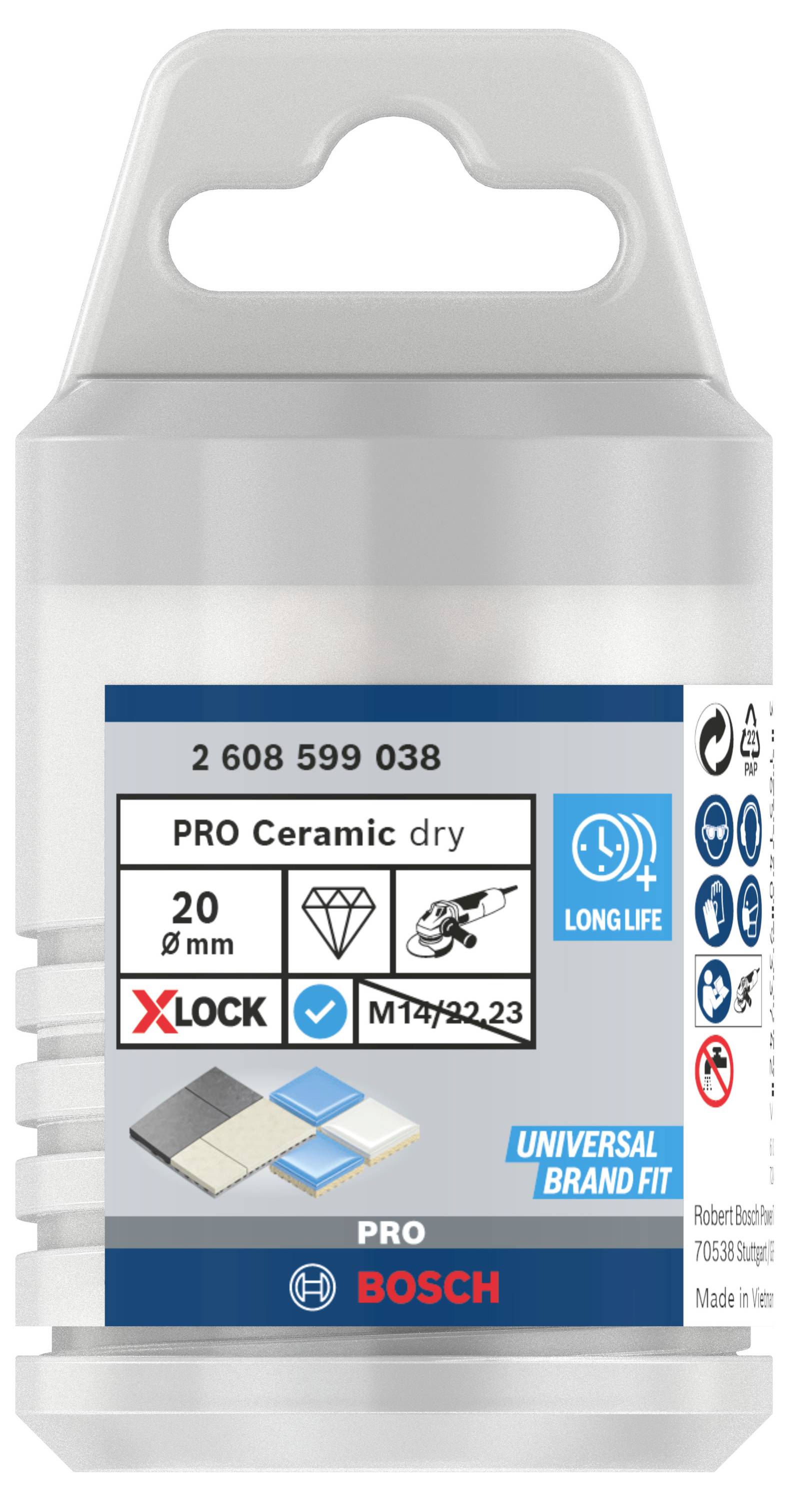 Bosch Accessories Fräskopf X-LOCK, 20 x 35mm 2608599038