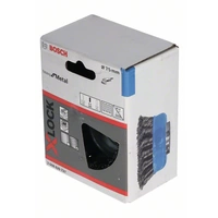 Bosch Accessories Topfbürste X-LOCK Heavy for Metal, 75 mm, 0,5 mm, gezopfter Stahldraht 2608620727 1St. Bosch Accessories Topfbürste X-LOCK Heavy for Metal, 75 mm, 0,5 mm, gezopfter Stahldraht 2608620727 1St.
