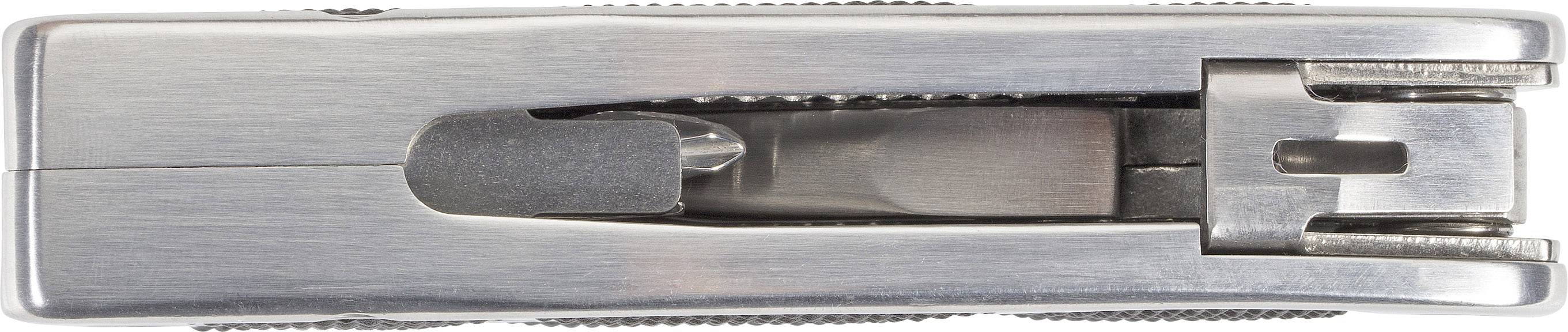 Herbertz 9 Bits 108100 Multitool mit Holster, mit Bit-Set Anzahl Funktionen 20 Edelstahl, Schwarz