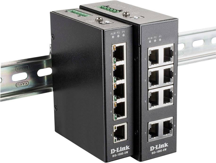 D-Link DIS-100E-5W Netzwerk Switch RJ45 DIS-100E-5W 5 Port
