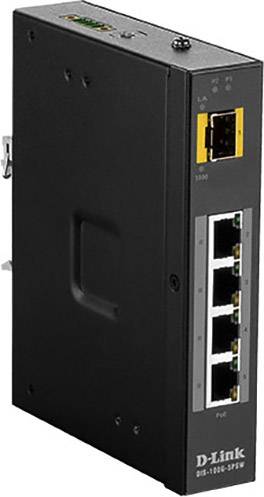D-Link DIS-100G-5PSW DIS-100G-5PSW Netzwerk Switch 4+1 Port PoE-Funktion