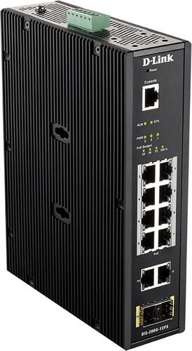 D-Link DIS-200G-12PS Netzwerk Switch RJ45/SFP 12 Port PoE-Funktion