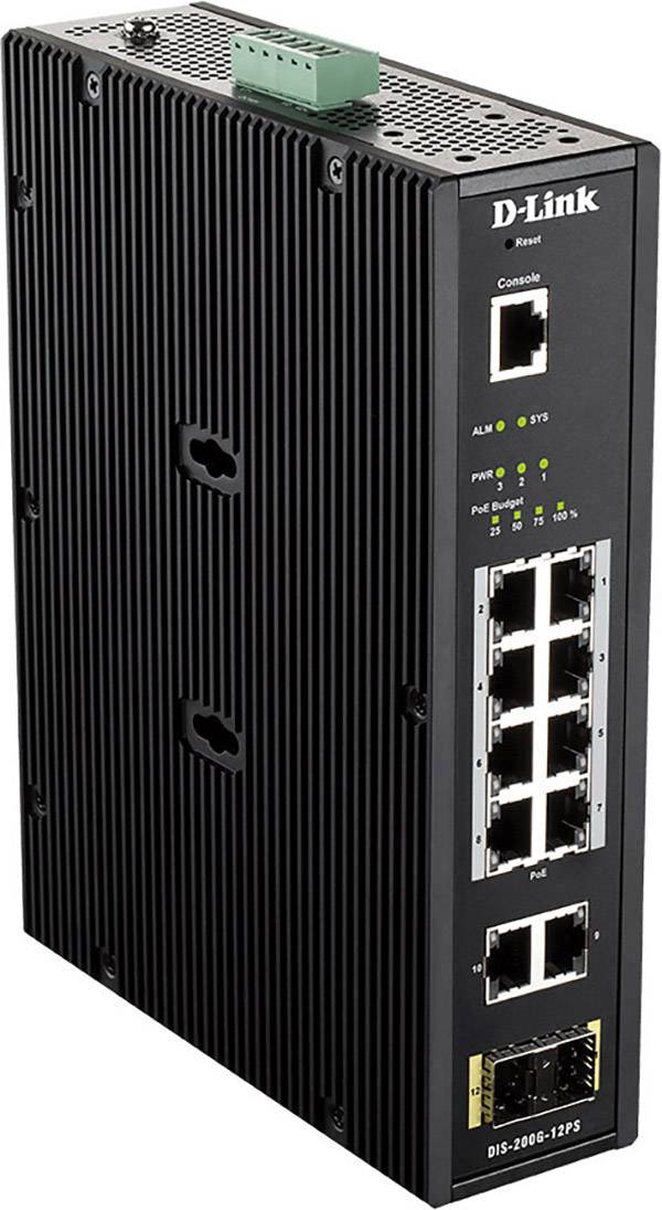 D-Link DIS-200G-12PS DIS-200G-12PS Netzwerk Switch 12 Port PoE-Funktion