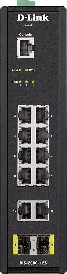 DLink Deutschland Gigabit Industrial Switch DIS-200G-12S