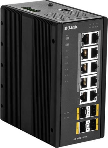 D-Link DIS-300G-14PSW Netzwerk Switch RJ45/SFP 10 + 4 Port PoE-Funktion