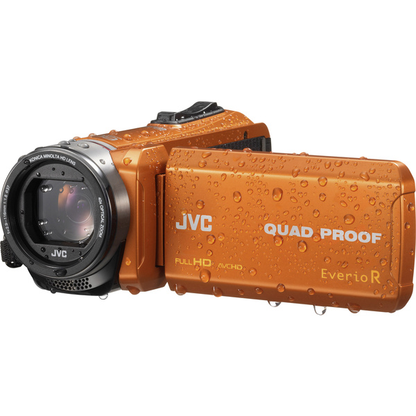 JVC GZ-R445DEU Camcorder 7.6 cm 2.99 Zoll 2.5 Megapixel Opt. Zoom: 40 x Orange