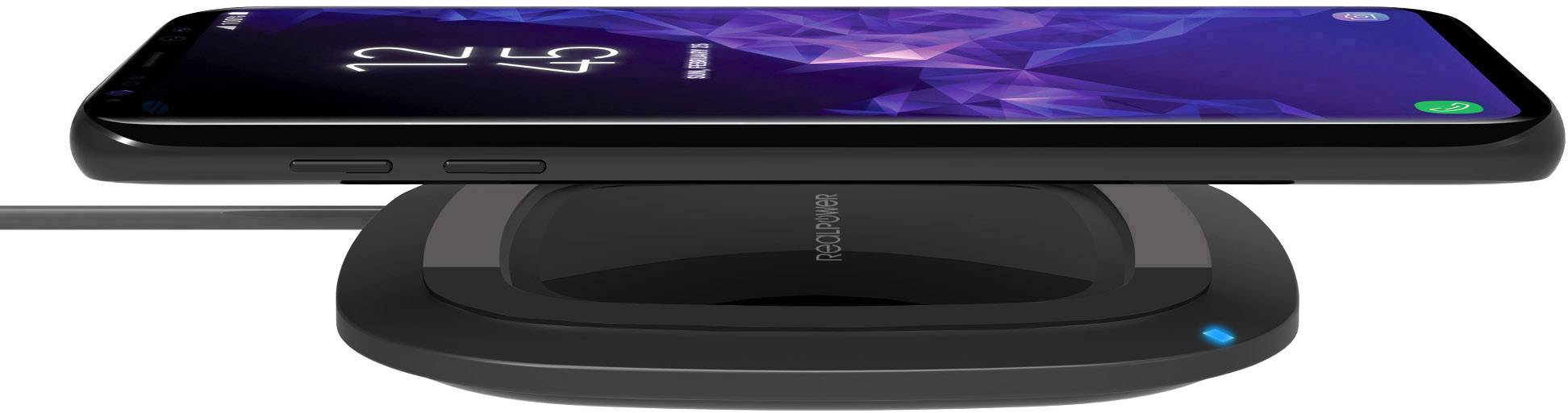 RealPower Induktions-Ladegerät FreeCharge-10 257638 Ausgänge Induktionslade-Standard Schwarz