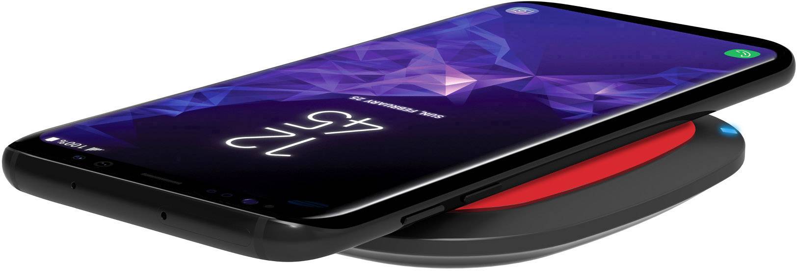 RealPower Induktions-Ladegerät FreeCharge-10 257639 Ausgänge Induktionslade-Standard Rot