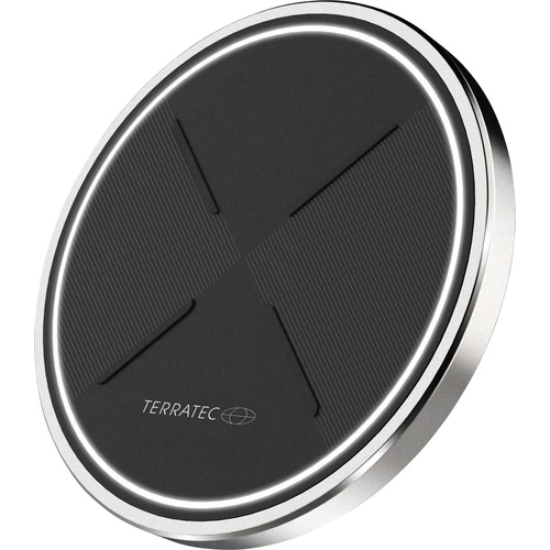 Terratec Chargeur à induction 2000 mA ChargeAir Dot! 257478 Sorties standard Qi noir, argent