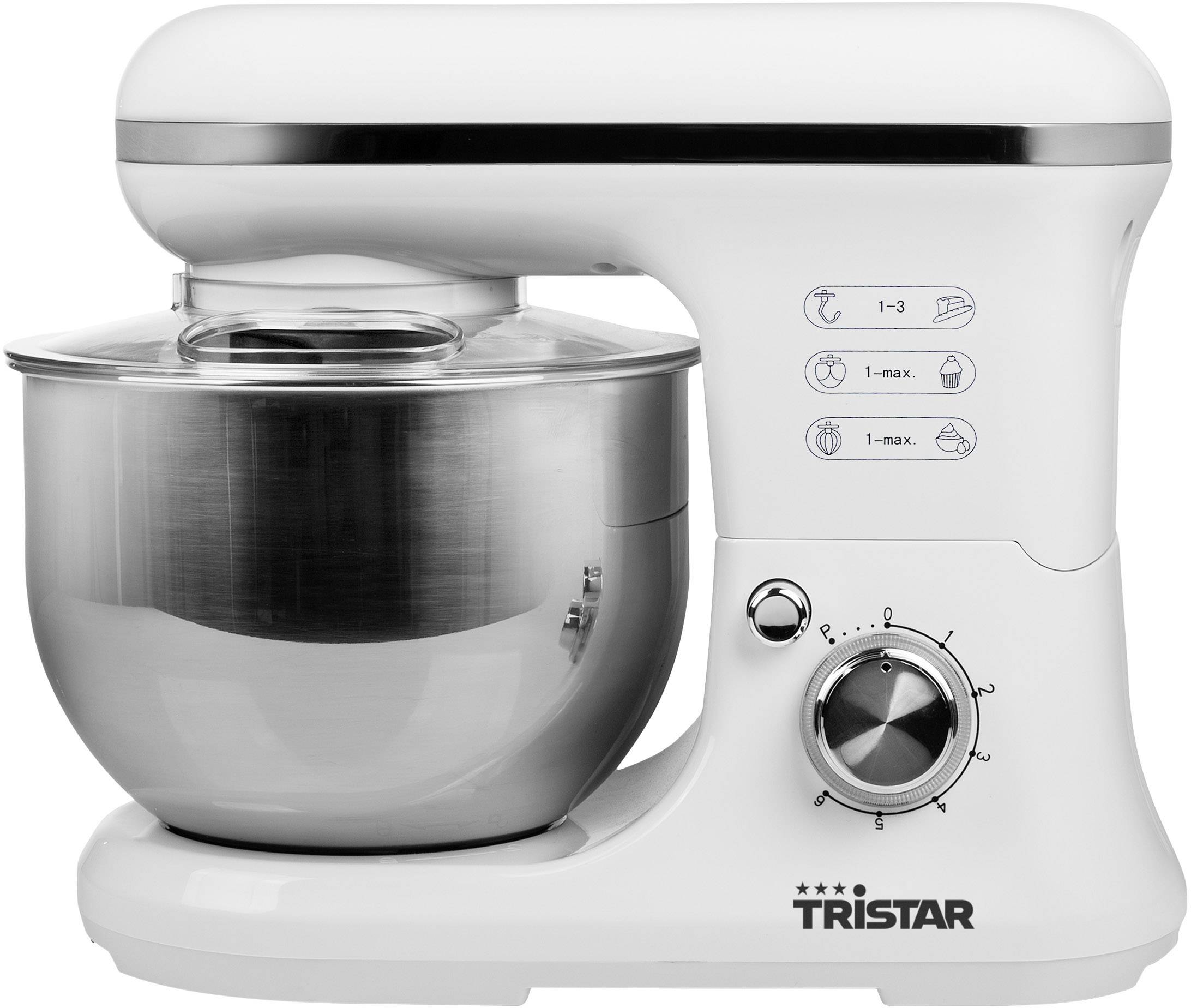 Tristar MX-4817 Küchenmaschine 1200 W Weiß, Silber