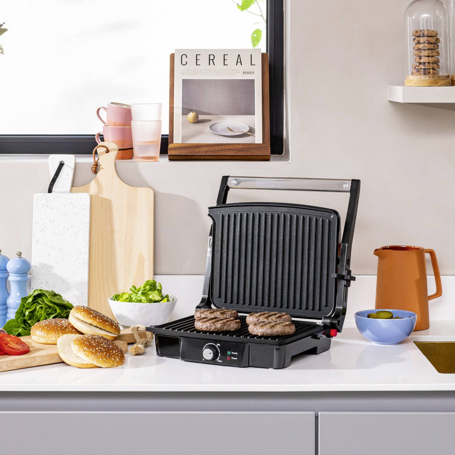 Tristar GR-2853 Elektro Kontaktgrill Schwarz