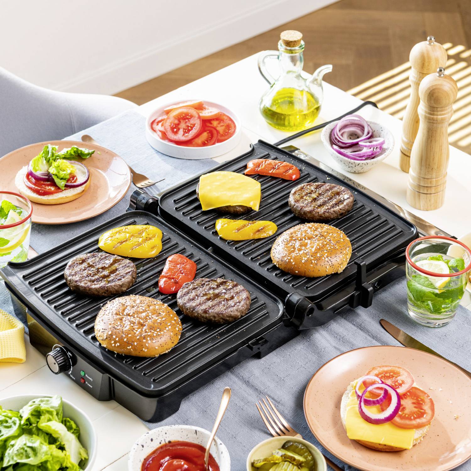 Tristar GR-2853 Elektro Kontaktgrill Schwarz