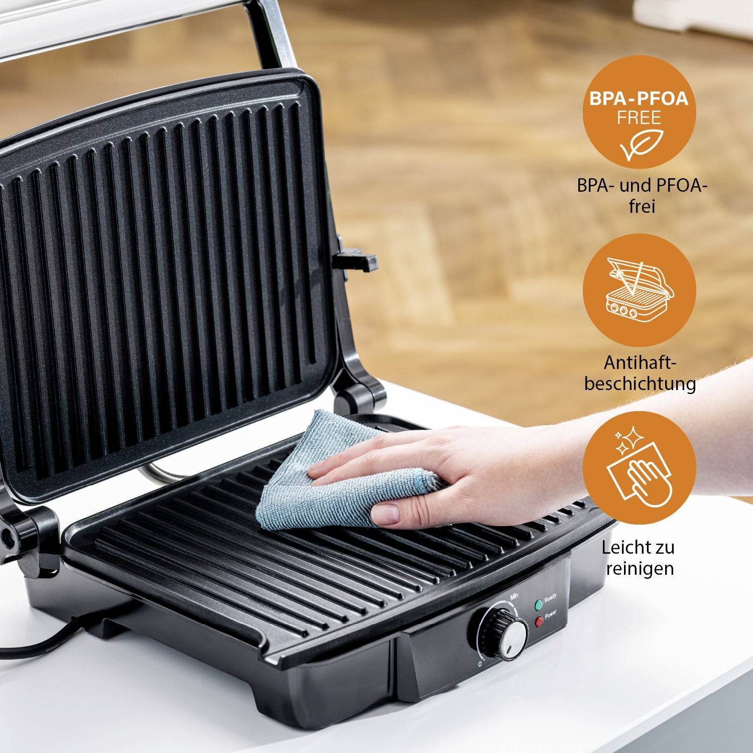 Tristar GR-2853 Elektro Kontaktgrill Schwarz