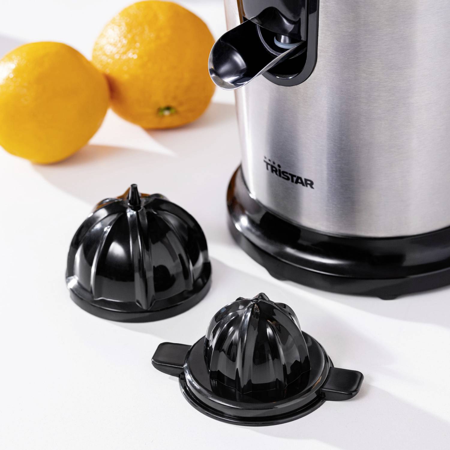Tristar Zitruspresse CP-3002 85W Edelstahl, Schwarz