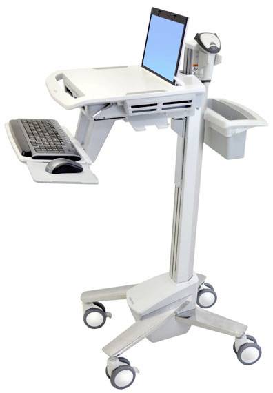 Ergotron PC-/Monitor-Rollwagen Ergotron StyleView 41 Non Power Computer 1 Display(s) 43,9 cm (17,3") Weiß