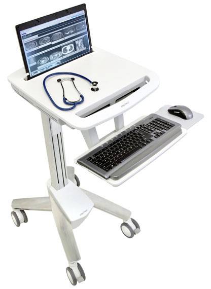 Ergotron PC-/Monitor-Rollwagen Ergotron StyleView 41 Non Power Computer 1 Display(s) 43,9 cm (17,3") Weiß
