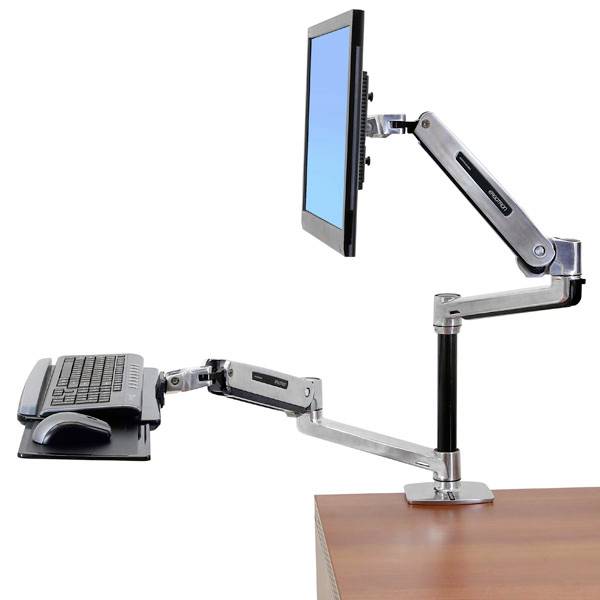 Ergotron Monitor-Tischhalterung LX Sit Stand, Desk Mount LCD Arm, Polish 1 Display(s)