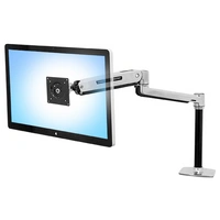 Ergotron LX Sit Stand, Desk Mount LCD Arm, Polish 1fach Monitor-Tischhalterung Ergotron LX Sit Stand, Desk Mount LCD Arm, Polish 1fach Monitor-Tischhalterung