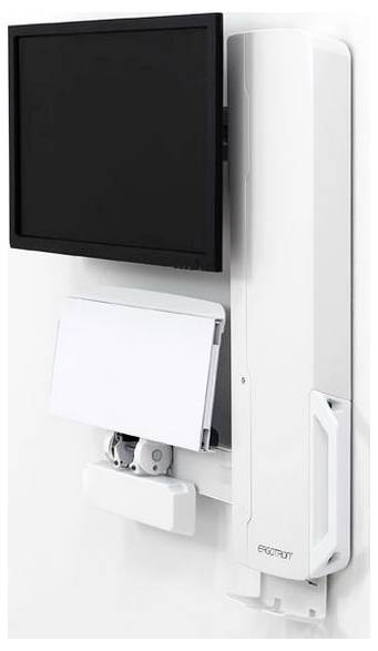 Ergotron 61-081-062 / STYLEVIEW SIT-STAND VL HIGH Monitor-Tischhalterung 1 Display(s) 61cm (24") Weiß