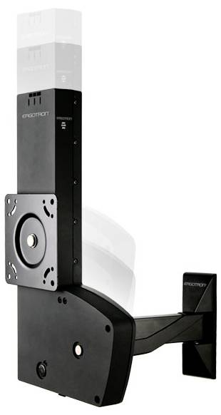 Ergotron Erweiterung Monitorhalterung Schwarz