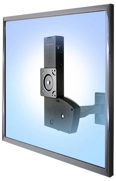 Ergotron Erweiterung Monitorhalterung Schwarz