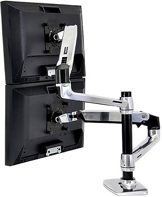 Ergotron Erweiterung Monitorhalterung Silber