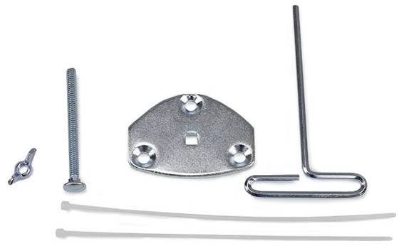 Ergotron Montage-Kit Edelstahl