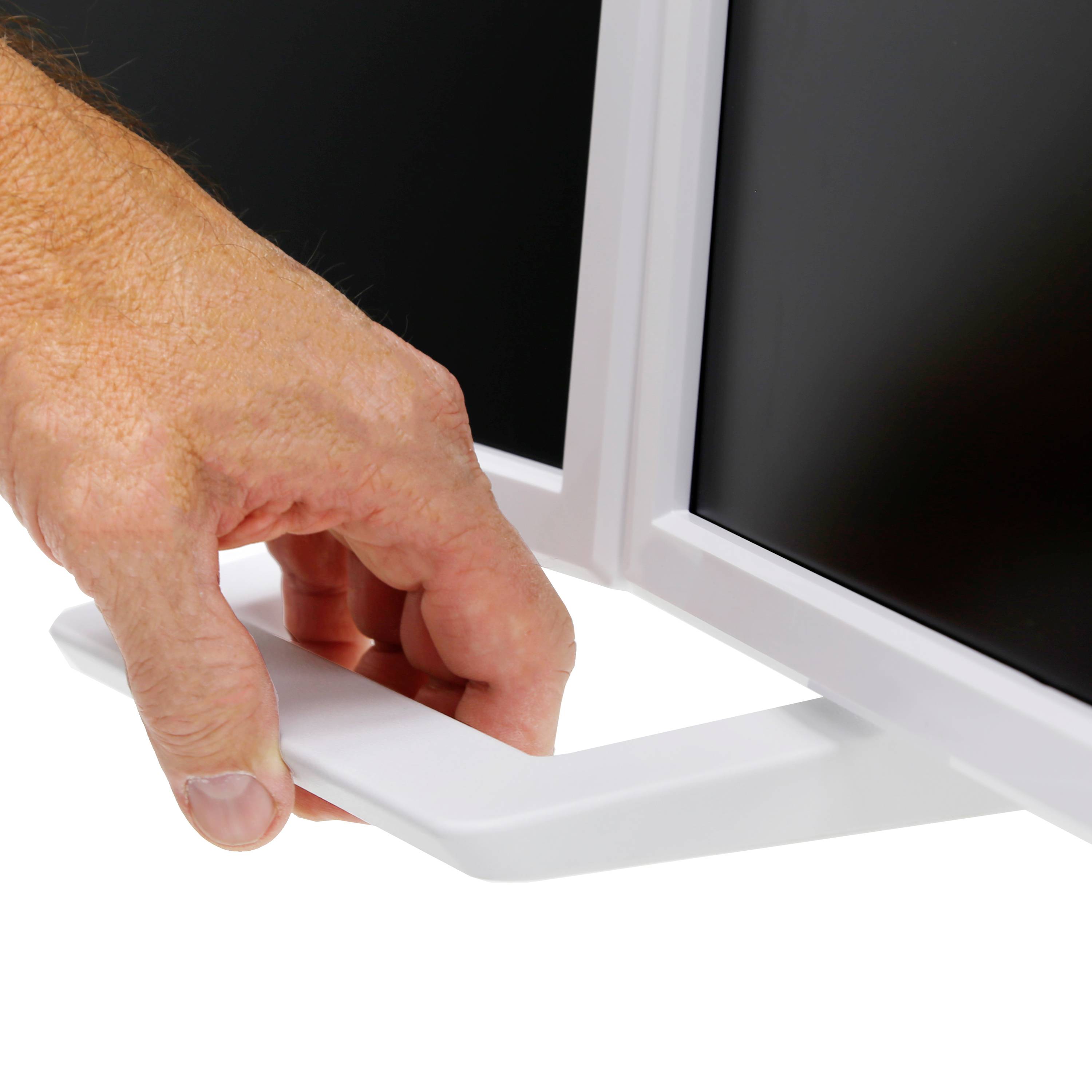 Ergotron Monitor-Tischhalterung HX Dual Arm Desk Mount 2 Display(s) 38,1 cm (15") - 81,3 cm (32") Weiß Drehbar, Höhenverstellbar, Neigbar, Schwenkba