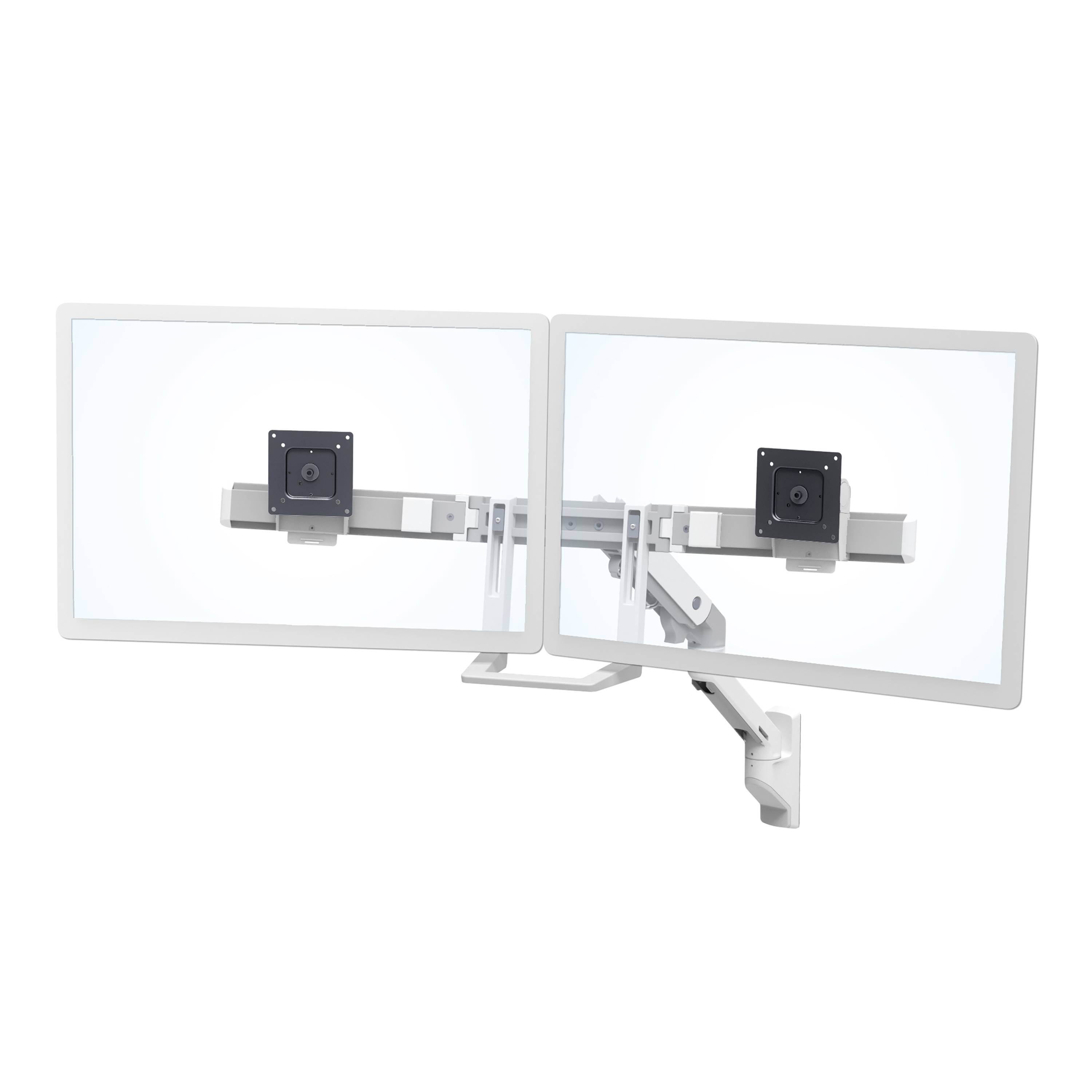 Ergotron HX Dual Arm Wall Mount Monitor-Wandhalterung 2 Display(s) 38,1 cm (15") - 81,3 cm (32") Weiß Drehbar, Höhenverstellbar, Neigbar, Schwenkba
