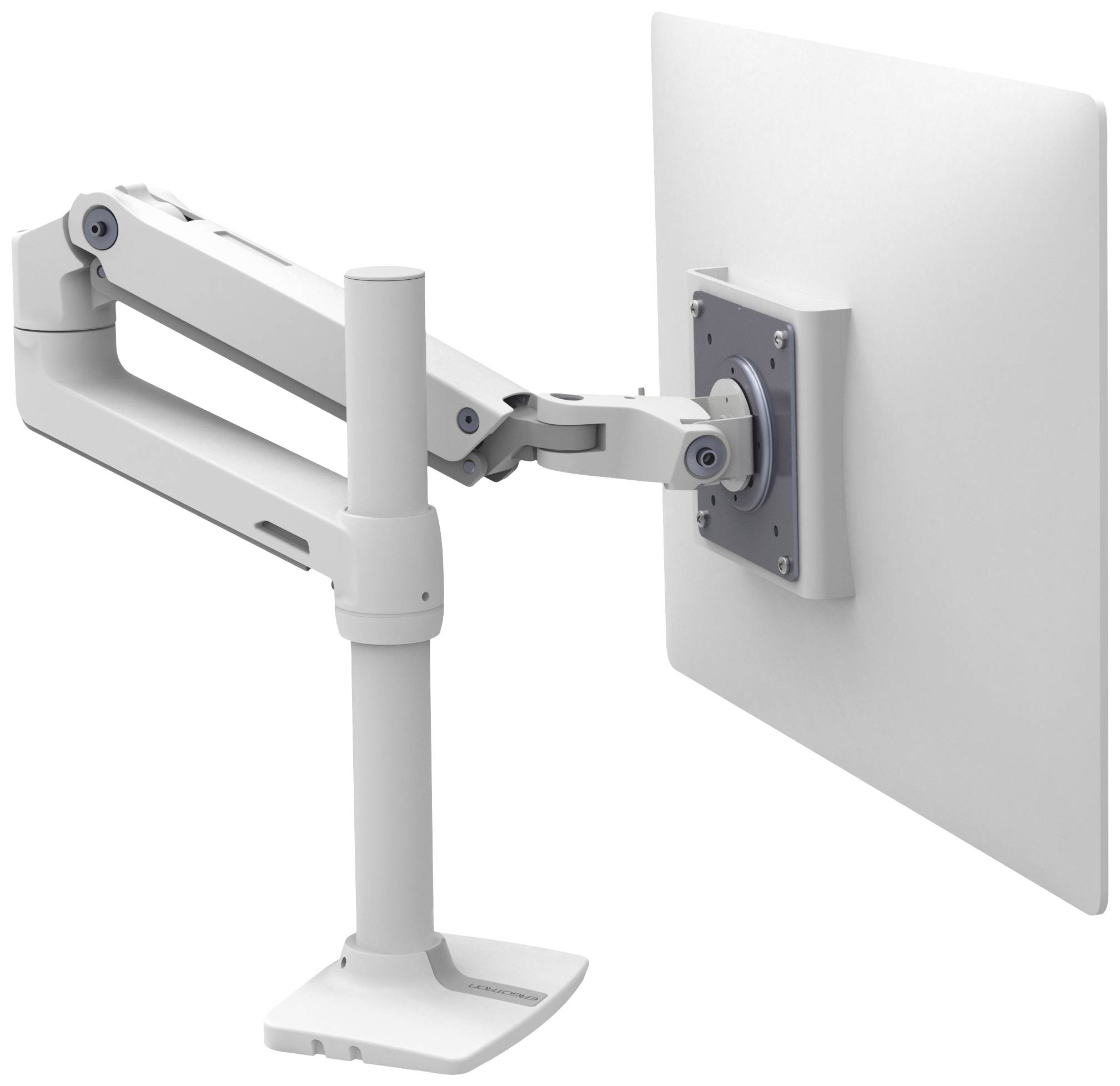 Ergotron LX Arm Tall Desk Mount 1fach Monitor-Tischhalterung 25,4 cm (10") - 81,3 cm (32") Weiß Höhenverstellbar, Neigbar, Schwenkbar, Rotierbar