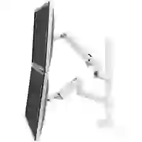 Ergotron LX Dual Arm Stacking Tall Desk Mount 2fach Monitor-Tischhalterung 38,1 cm (15") - 101,6 cm (40") Weiß Höhenverstellbar, Drehbar, Neigbar, Ergotron LX Dual Arm Stacking Tall Desk Mount 2fach Monitor-Tischhalterung 38,1 cm (15") - 101,6 cm (40") Weiß Höhenverstellbar, Drehbar, Neigbar,