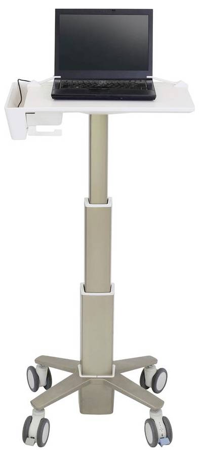 Ergotron PC-/Monitor-Rollwagen CAREFIT SLIM LAPTOP CART 1 Display(s) Grau