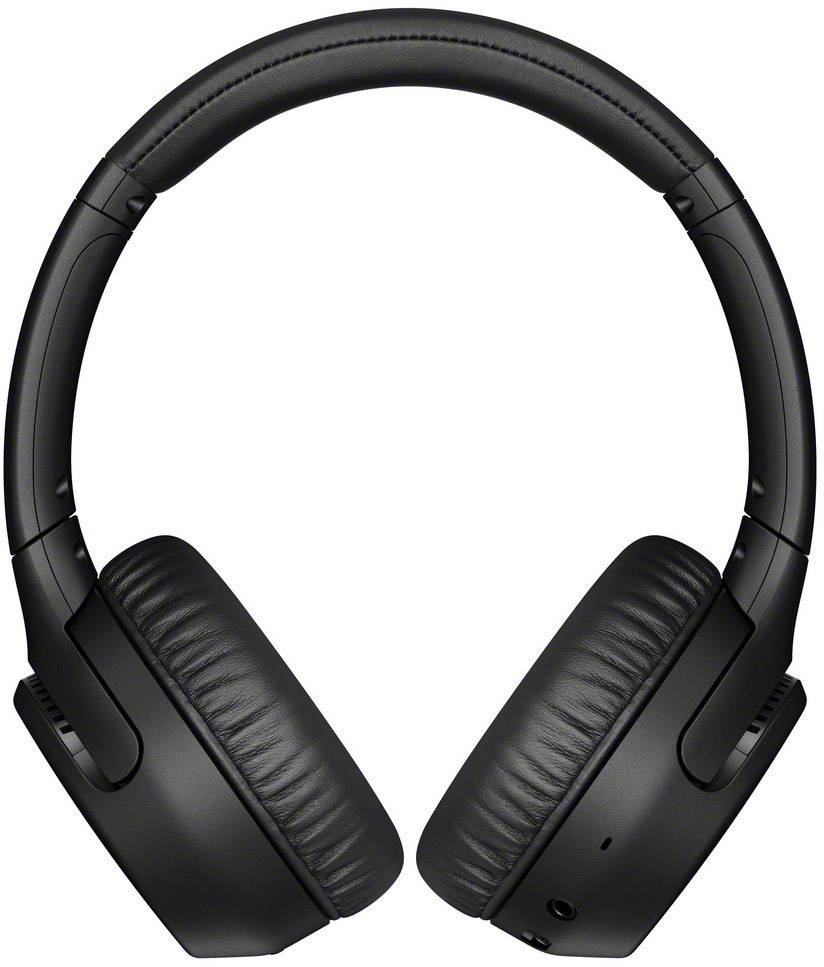 Sony WH-XB700  Over Ear Kopfhörer Bluetooth®, kabelgebunden  Schwarz  Headset, NFC, Batterieladeanzeige