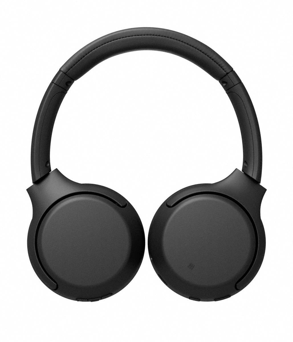 Sony WH-XB700  Over Ear Kopfhörer Bluetooth®, kabelgebunden  Schwarz  Headset, NFC, Batterieladeanzeige
