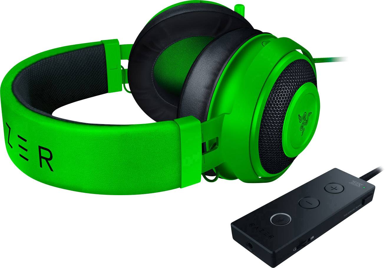 Razer Kraken Tournament Edition Gaming Headset 3.5mm Klinke schnurgebunden Over Ear Grün, Schwarz