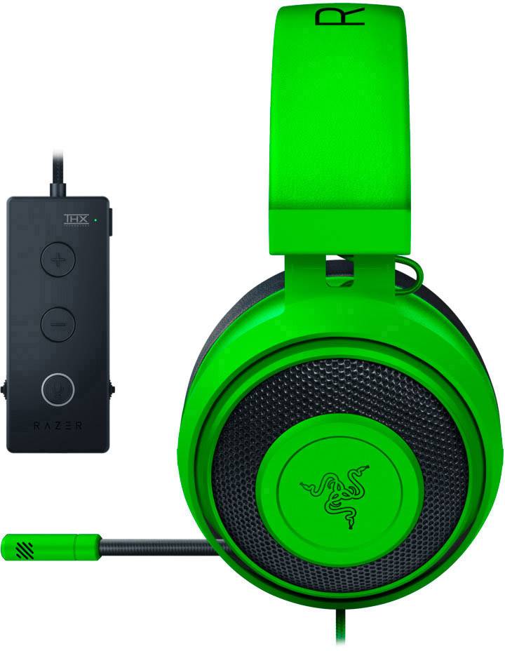 Razer Kraken Tournament Edition Gaming Headset 3.5mm Klinke schnurgebunden Over Ear Grün, Schwarz