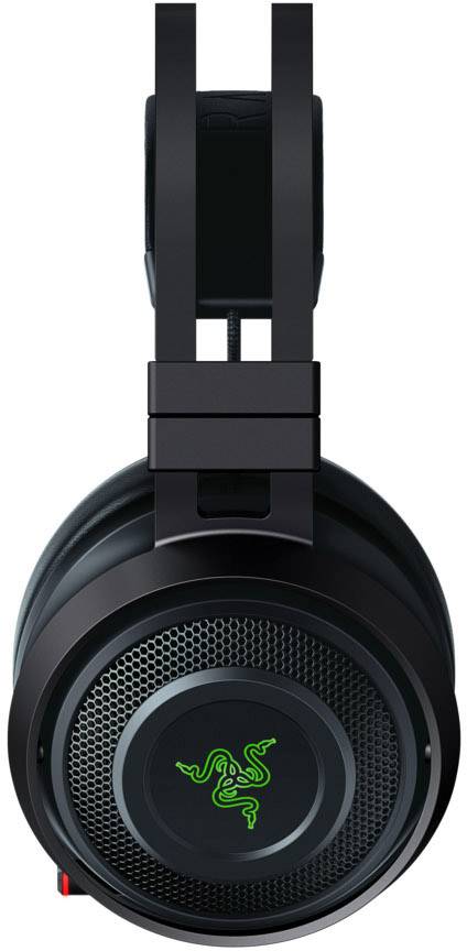 RAZER Nari Ultimate Over Ear Headset Funk, kabelgebunden Virtual Surround Schwarz Gaming