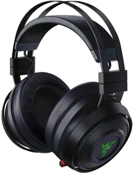 RAZER Nari Ultimate Over Ear Headset Funk, kabelgebunden Virtual Surround Schwarz Gaming