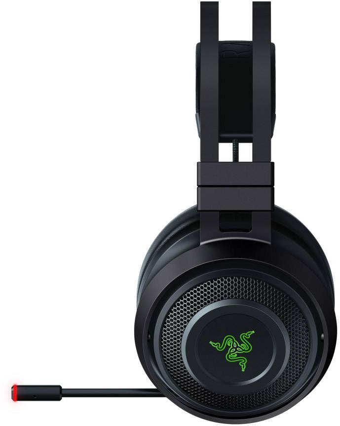 RAZER Nari Ultimate Over Ear Headset Funk, kabelgebunden Virtual Surround Schwarz Gaming