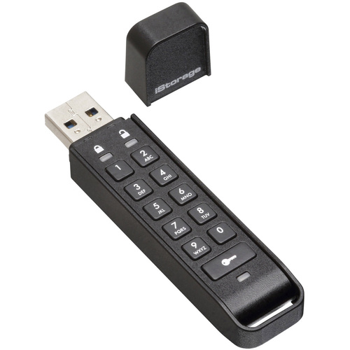 IStorage datAshur® Personal2 USB-Stick 16GB Schwarz IS-FL-DAP3-B-16 USB 3.2 Gen 1 (USB 3.0)