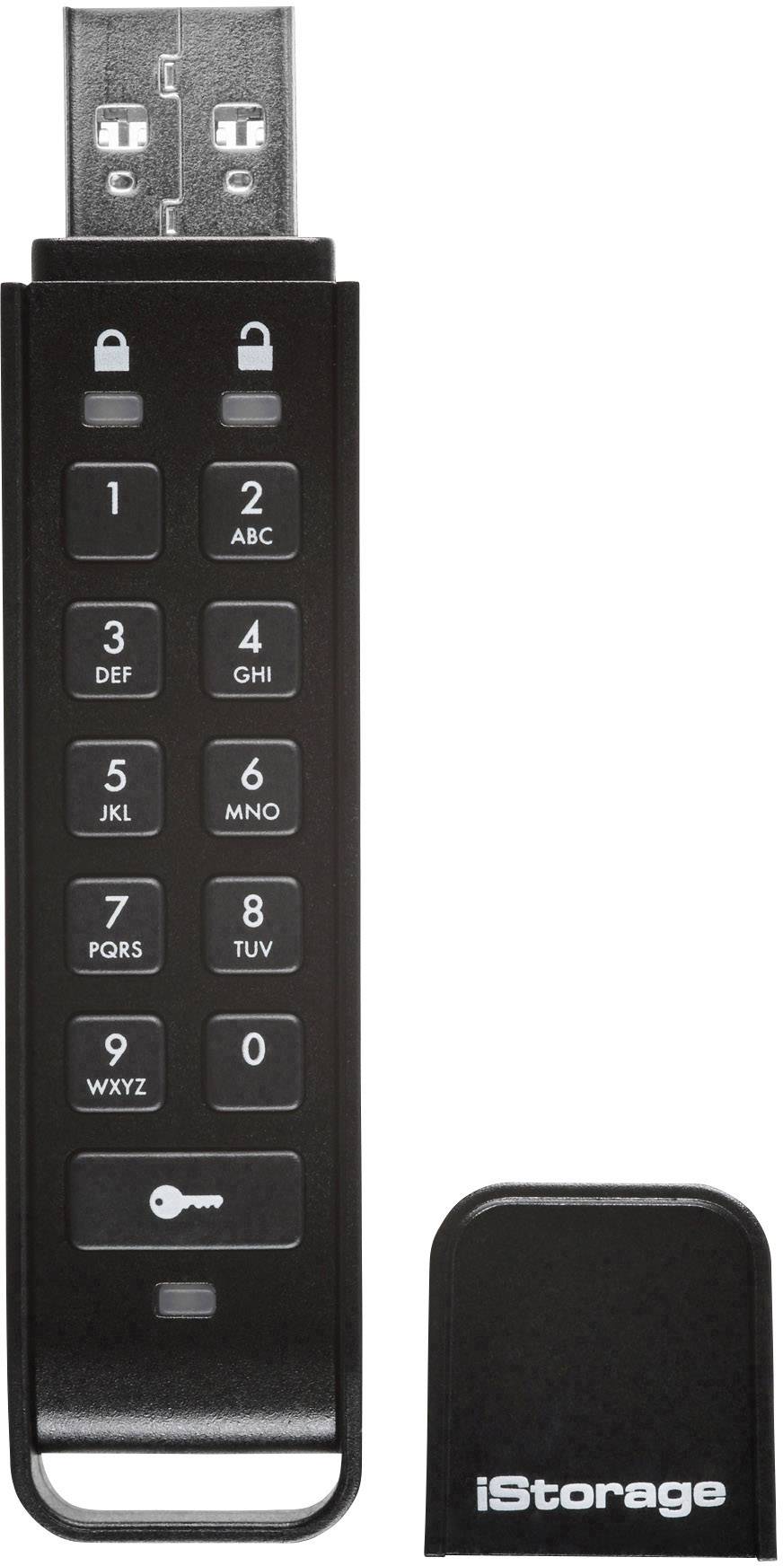 IStorage datAshur® Personal2 USB-Stick 64GB Schwarz IS-FL-DAP3-B-64 USB-A (USB 3.2 Gen 1)