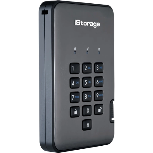 IStorage diskAshur PRO 2® 500 GB Externe Festplatte 6.35 cm (2.5 Zoll) USB-A (USB 3.2 Gen 2) Graphi IStorage diskAshur PRO 2® 500 GB Externe Festplatte 6.35 cm (2.5 Zoll) USB-A (USB 3.2 Gen 2) Graphi