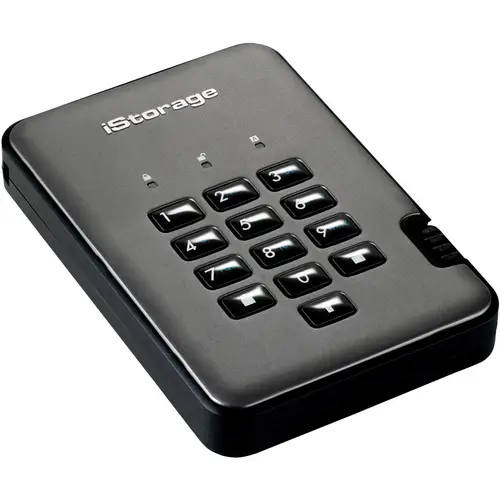 IStorage diskAshur PRO 2® 500 GB Externe Festplatte 6.35 cm (2.5 Zoll) USB-A (USB 3.2 Gen 2) Graphi IStorage diskAshur PRO 2® 500 GB Externe Festplatte 6.35 cm (2.5 Zoll) USB-A (USB 3.2 Gen 2) Graphi