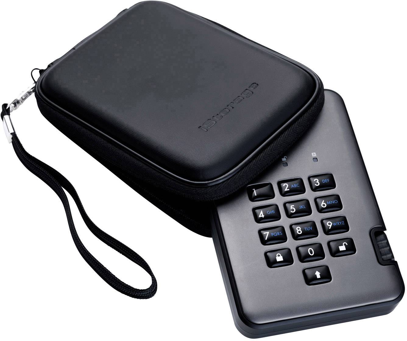 iStorage diskAshur PRO 2® 1 TB Externe SSD USB-A (USB 3.2 Gen 2) IS-DAP2-256-SSD-1000-C-G