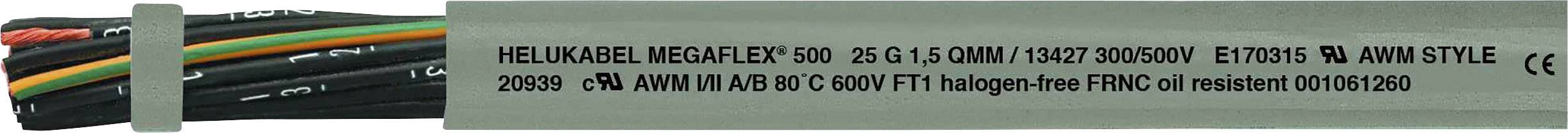 Helukabel MEGAFLEX® 500 Steuerleitung 7 x 0.75 mm² Grau 13376-100 100 m