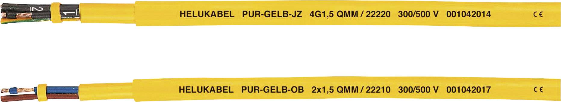 Helukabel PUR-Yellow JB Steuerleitung 5 G 2.50 mm² Gelb 22218-100 100 m