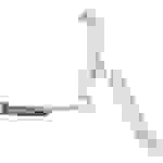 ICY BOX IB-MS600-W 1fach Monitor-Wandhalterung 25,4cm (10") - 61,0cm (24") Silber, Grau, Weiß Höhenverstellbar, Tastaturablage