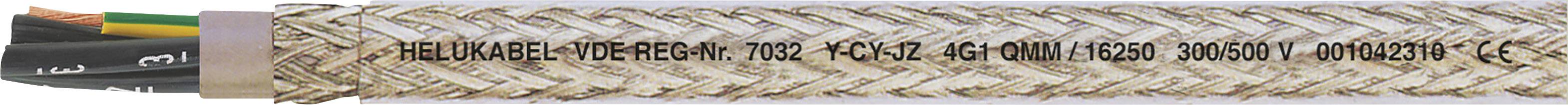 Ein elektrisches Kabel mit geflochtenem Mantel und Aufschrift: 'Menardkabel H05RR-F 3G 1,5 -20 °C’. Geeignet für Temperaturen bis -20 °C.